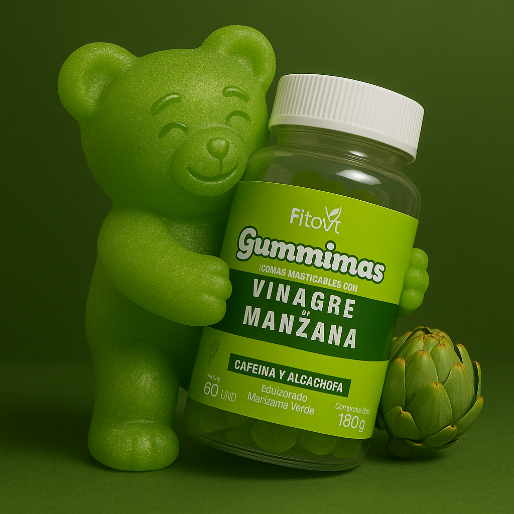 GOMITAS DE VINAGRE DE MANZANA X60 UND